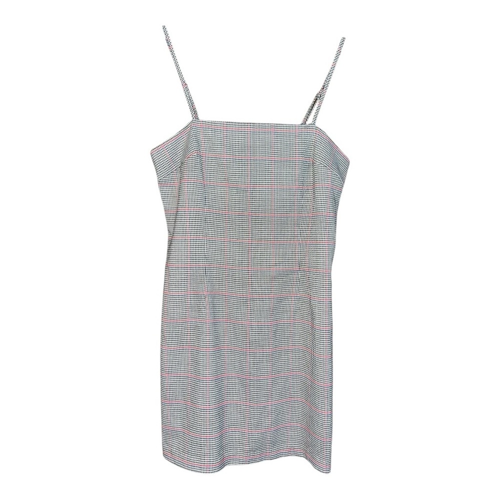 Forever 21 Black and White Plaid Mini Dress Women’s Medium